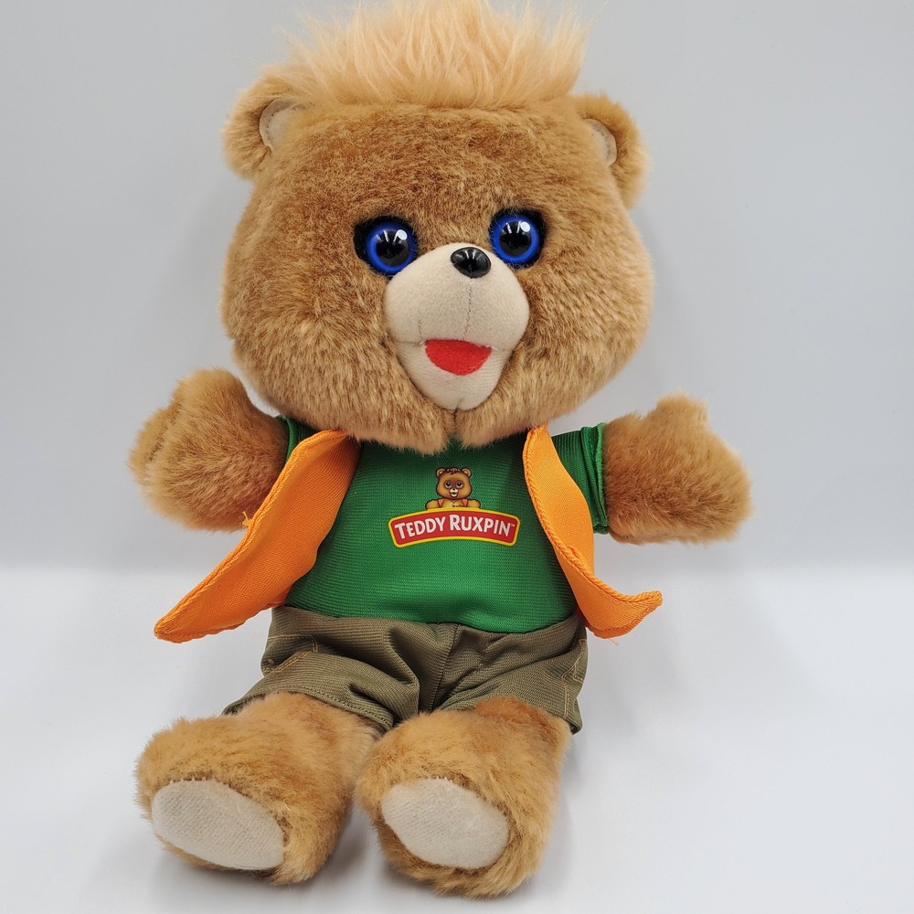 Teddy Ruxpin Talking Doll Animated Storyteller Plush Toy Tested Works